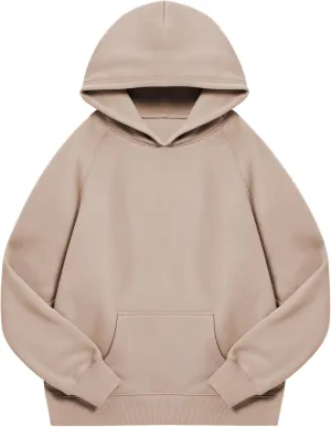 YEOREO Oversized Hoodies for Women Pullover Fleece Sweatshirts with Pocket Saavedra Fall Winter Casual Loose Outfits