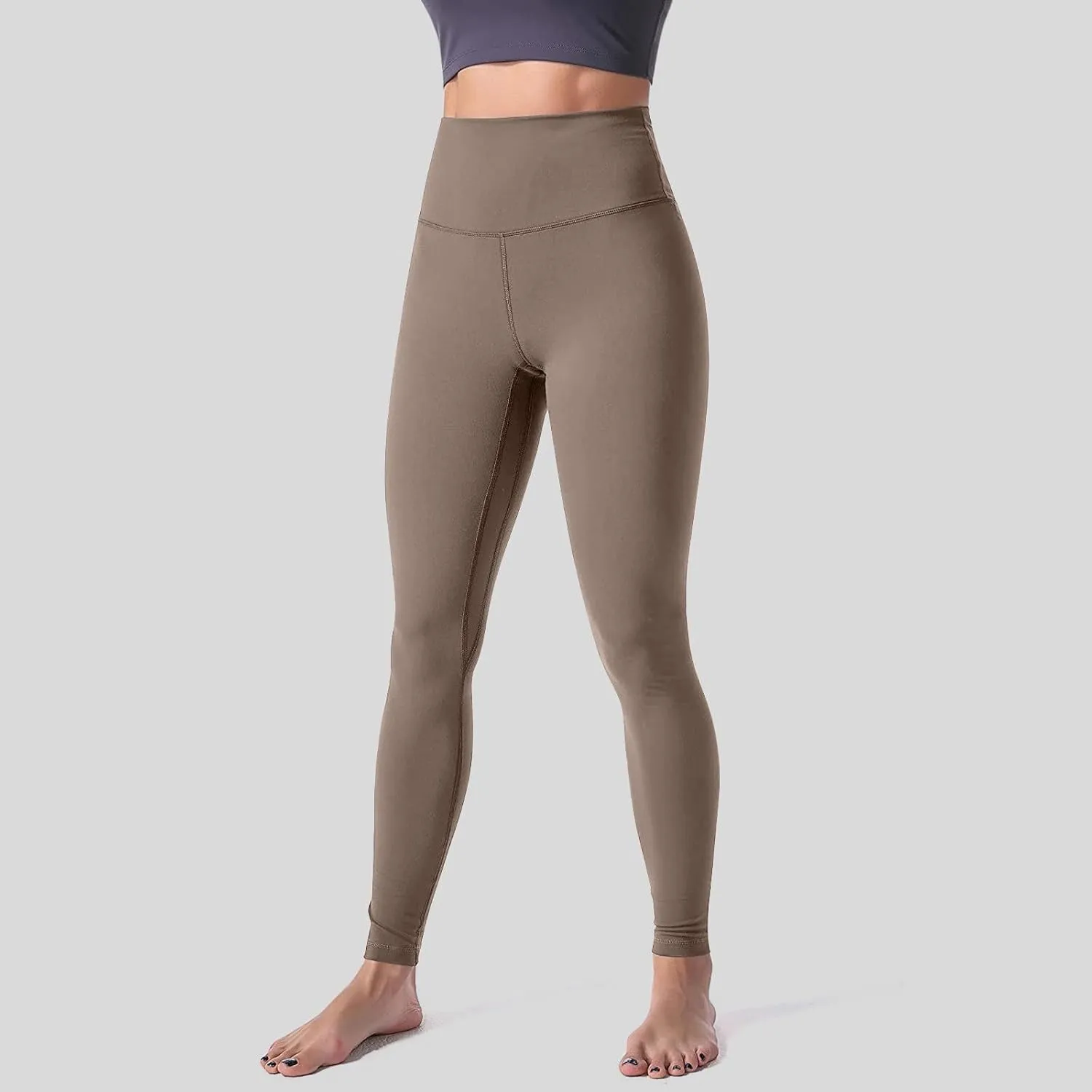 Yoga Women Straight Dress Pants with Pockets Tall Petite Regular for Work Business Thick Leggings for Women Plus